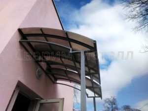 Навес из поликарбоната