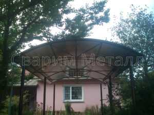 навес из поликарбоната цена