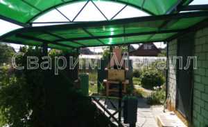 навес из поликарбоната цена