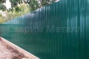забор из профнастила