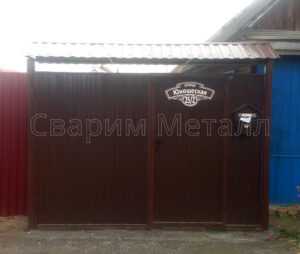 изготовление ворот с калиткой