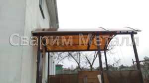 навес из поликарбоната