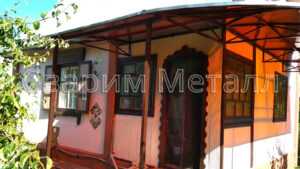 навес из поликарбоната