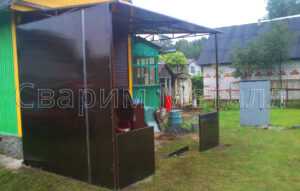 навес из поликарбоната цена