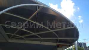 навес из поликарбоната цена