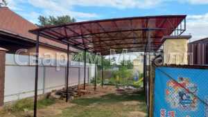 навес из поликарбоната