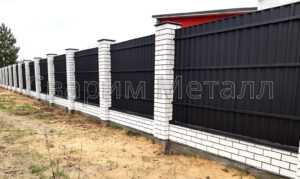 забор из штакетника