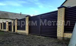 забор жалюзи металлические