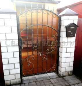 металлические ворота с калиткой цены