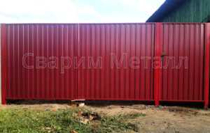 изготовление ворот с калиткой