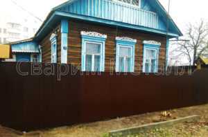 забор из штакетника