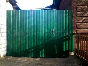 металлические ворота с калиткой цены