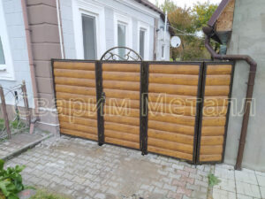 Добруш калитка металлосайдинг