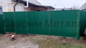 Гомель ворота с калиткой 1