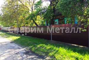 металлический забор