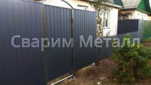 изготовление ворот с калиткой