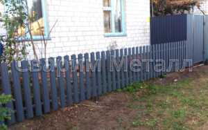 забор из штакетника