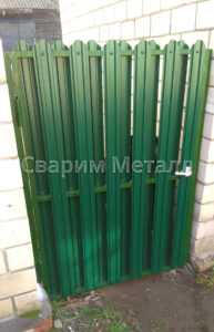 изготовление металлических ворот калиток