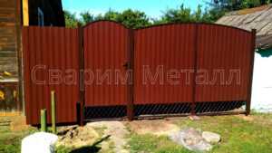 изготовление металлических ворот калиток