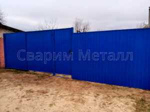 изготовление ворот с калиткой