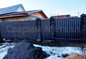 забор из штакетника