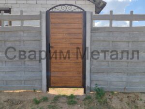 Калитка металлосайдинг