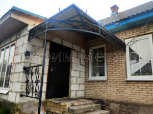 Навес Хойники с мягкой кровлей