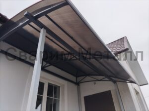 Навес из поликарбоната 15