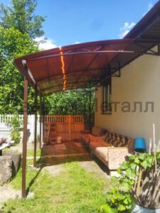 Навес из поликарбоната 16