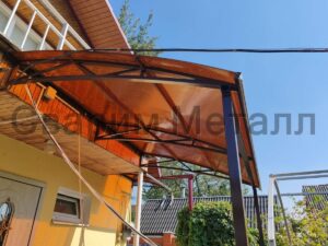 Навес из поликарбоната 17