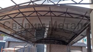 Навес из поликарбоната 22