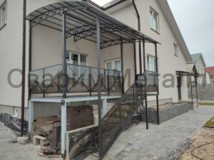 Навес из поликарбоната 23