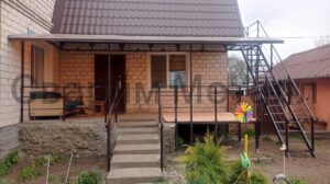 Навес из поликарбоната 24