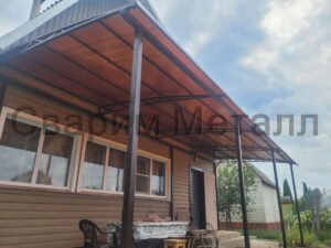 Навес из поликарбоната 27