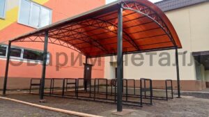 Навес из поликарбоната 5