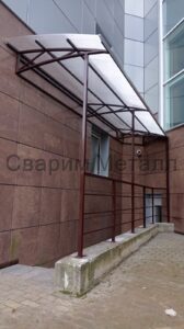 Навес из поликарбоната 8