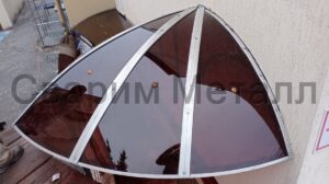 Навес из поликарбоната 9