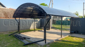 Навес из поликарбоната речица шак 1