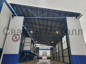 Навес из профлиста 10