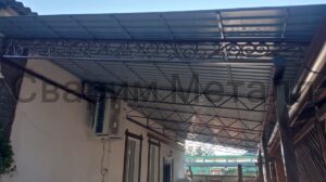 Навес из профлиста 8