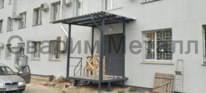 Навес из профлиста 9