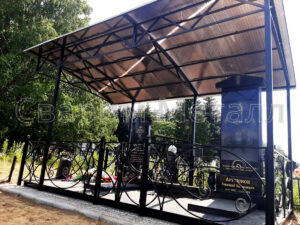 Осовцы Навес с оградой Борис