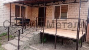 Перила сварные крыльцо