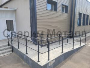 Перильное ограждение бани