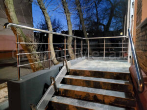 Перильное ограждение нержавейка кирова