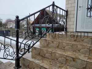 Перильное ограждение с элементами ковки 2