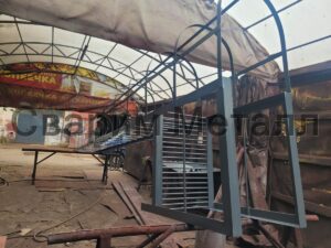 Пожарная лестница изготовление