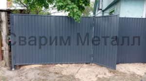 Ворота калитка профлист