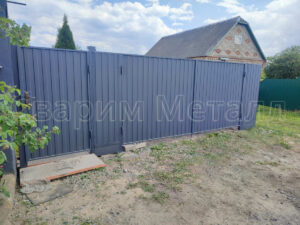 Ворота с калиткой жлобин