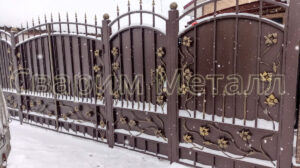 Ворота с ковкой улуковье